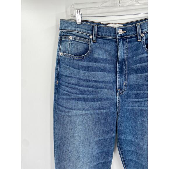 SLVRLAKE Beatnik Anything Goes High Rise Denim Blue Jeans Size 32 - Picture 3 of 7